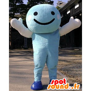 Kuroshio-kun mascot, blue and white man, smiling - MASFR25897 - Yuru-Chara Japanese mascots