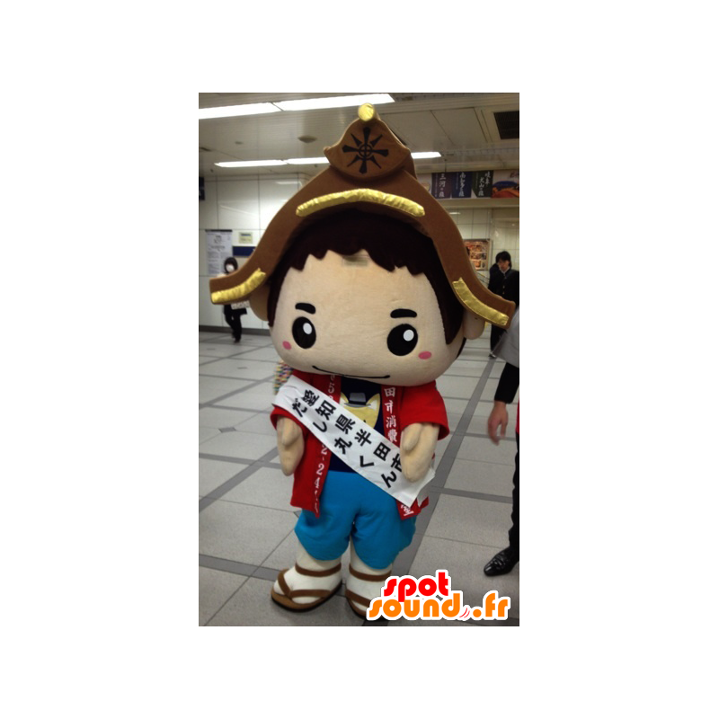 Mascotte de Soup round-kun, de garçon avec un toit sur la tête - MASFR25903 - Mascottes Yuru-Chara Japonaises
