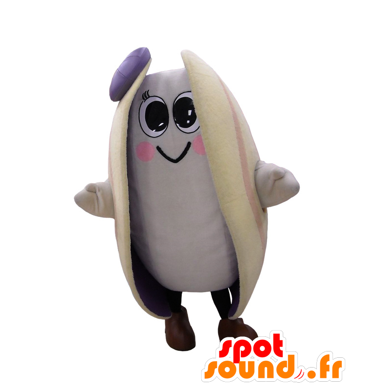 Mascotte Asarin, bianco vongole, gigante - MASFR25905 - Yuru-Chara mascotte giapponese