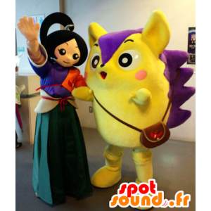 Mascots Pollution-chan und Bonn Kichi - Japanische Yuru-Chara-Maskottchen - MASFR25910 - SpotSound.fr