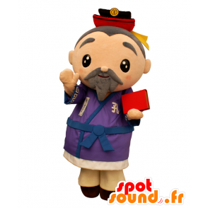 Maskot Taku Weng, vousatý stařík s kimono - MASFR25915 - Yuru-Chara japonské Maskoti