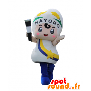 Mascot Nayoro, personagem com trigo e estrelas - MASFR25918 - Yuru-Chara Mascotes japoneses