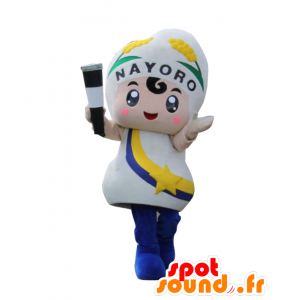 Nayoro maskot, karaktär med vete och stjärnor - Spotsound maskot