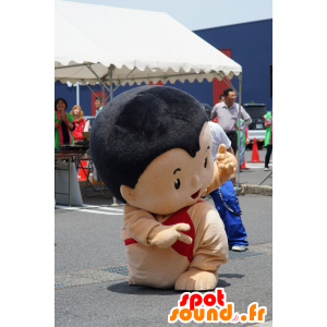 Mascot Afakun Boya, ein kleiner Junge mit roten Höschen - MASFR25949 - Yuru-Chara japanischen Maskottchen