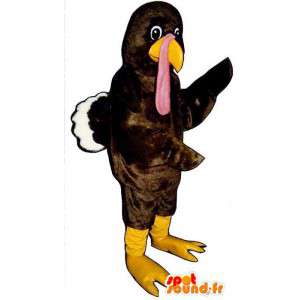 Bruin kalkoen mascotte. Turkije Costume - MASFR006848 - Mascot Hens - Hanen - Kippen