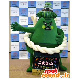 Mascot Komaki Montaña, Green Mountain gigante - MASFR25957 - Yuru-Chara mascotas japonesas