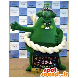 Mascot Komaki Berg, Green Mountain Riesen - MASFR25957 - Yuru-Chara japanischen Maskottchen