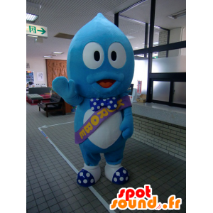 Mascot Guerra Taro gota de água azul, gigante - MASFR25968 - Yuru-Chara Mascotes japoneses