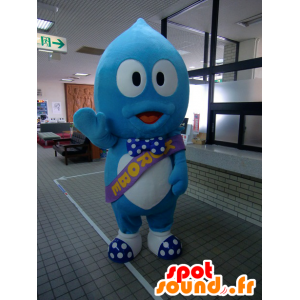 Mascot War Taro druppel blauw water, reuze - MASFR25968 - Yuru-Chara Japanse Mascottes