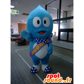 Mascotte de War Taro, de goutte d'eau bleue, géante - MASFR25968 - Mascottes Yuru-Chara Japonaises