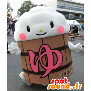 Yuttsura mascota kun, nube, espuma en un barril - MASFR25972 - Yuru-Chara mascotas japonesas