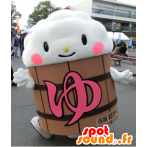 Yuttsura mascota kun, nube, espuma en un barril - MASFR25972 - Yuru-Chara mascotas japonesas