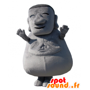 Manji kun mascota de Shimosuwa, gris Buda, piedra - MASFR25977 - Yuru-Chara mascotas japonesas