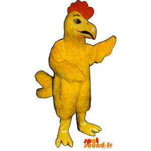 Gul hane dress, gigantiske - alle størrelser - MASFR006851 - Mascot Høner - Roosters - Chickens