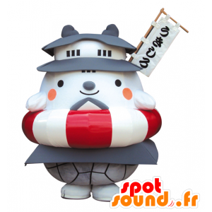 Ukishiro chan mascotte, casa con un grande boa - MASFR25992 - Yuru-Chara mascotte giapponese