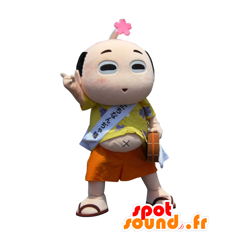 Nichinanji mascot, bald man, vacationer - MASFR25997 - Yuru-Chara Japanese mascots