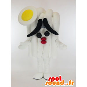 Maskot Sanudon, japonské nudle s vajíčkem na hlavě - MASFR26001 - Yuru-Chara japonské Maskoti