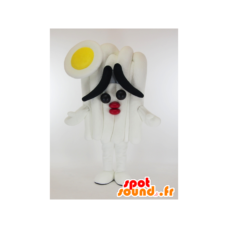 Mascot Sanudon, Japanse noedels met een ei op het hoofd - MASFR26001 - Yuru-Chara Japanse Mascottes