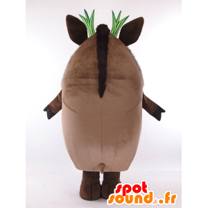 Mascotte de Komoshika, saro du Japon, chèvre marron - MASFR26007 - Mascottes Yuru-Chara Japonaises