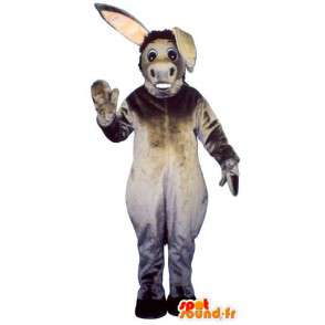 Gray donkey mascot. Donkey Costume - MASFR006857 - Animal mascots