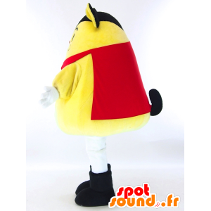 Mascota Kurayan, zorro amarillo con una capa roja - MASFR26009 - Yuru-Chara mascotas japonesas