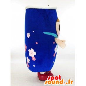 Wakun Maskottchen, Präfektur Aichi, blaue Fische - MASFR26010 - Yuru-Chara japanischen Maskottchen