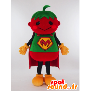 Tsukubamirai mascota, tomate superhéroe - MASFR26011 - Yuru-Chara mascotas japonesas