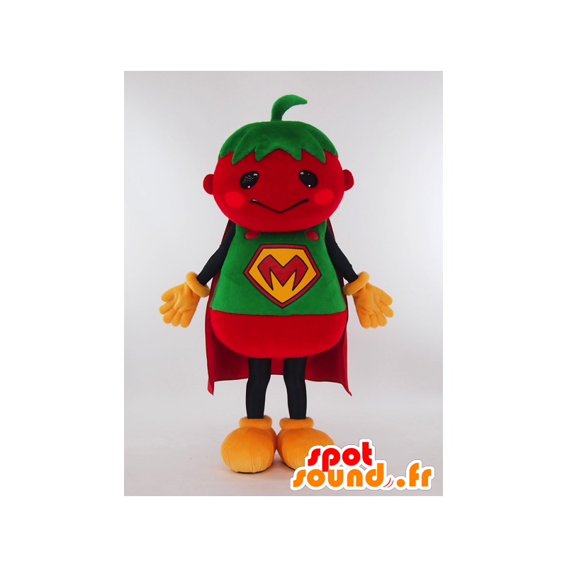 Tsukubamirai mascot, superhero tomato - MASFR26011 - Yuru-Chara Japanese mascots