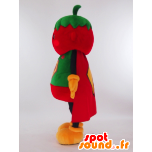 Mascotte de Tsukubamirai, tomate super-héros - MASFR26011 - Mascottes Yuru-Chara Japonaises