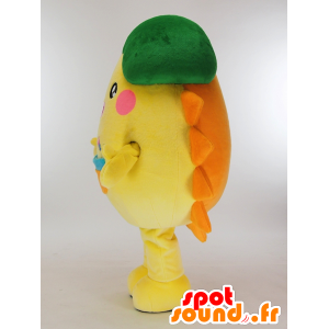 Mascot Hapisu zon met een rode en groene baret - MASFR26012 - Yuru-Chara Japanse Mascottes