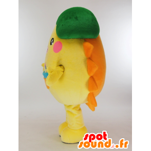 Hapisu mascotte, sole con berretto rosso e verde - MASFR26012 - Yuru-Chara mascotte giapponese