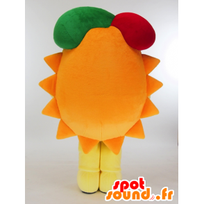 Mascot Hapisu solen med en rød og grønn beret - MASFR26012 - Yuru-Chara japanske Mascots