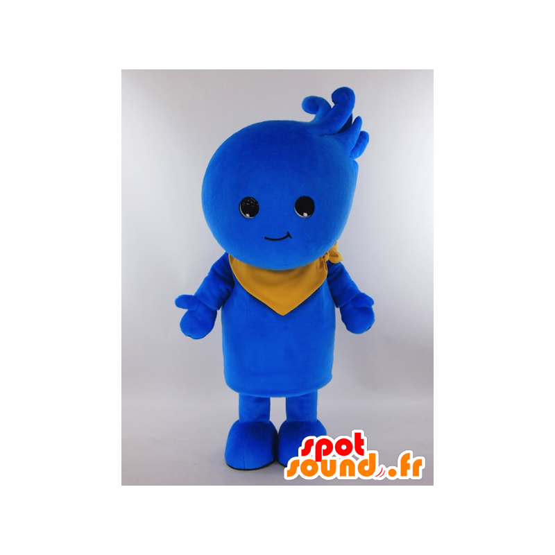 Mascot Aokaze ku, teardrop with a scarf - MASFR26013 - Yuru-Chara Japanese mascots