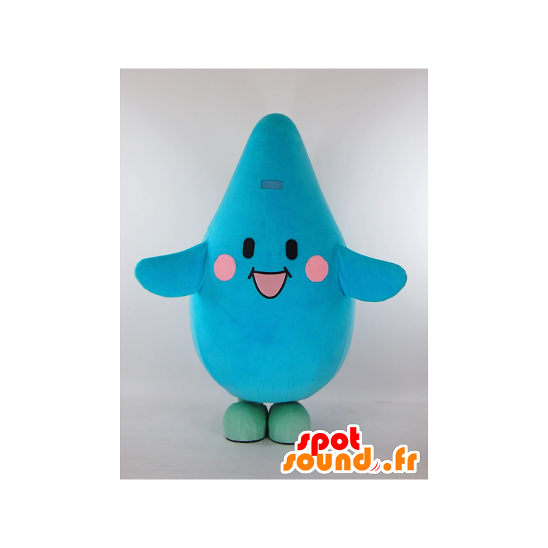 Mascot Okky, grappige blauwe vis - MASFR26014 - Yuru-Chara Japanse Mascottes