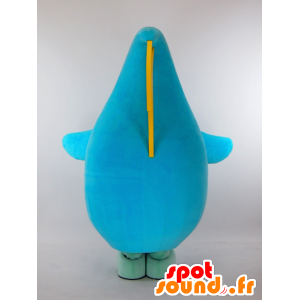 Mascot Okky, morsomme blå fisk - MASFR26014 - Yuru-Chara japanske Mascots