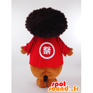 Mascota Izumu, león con una camiseta roja - MASFR26015 - Yuru-Chara mascotas japonesas