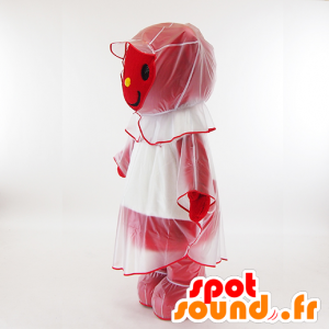 Imperméable transparent pour la mascotte - MASFR26019 - Mascottes Yuru-Chara Japonaises