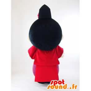 Imagawa mascotte, donna in abito rosso e viola - MASFR26020 - Yuru-Chara mascotte giapponese