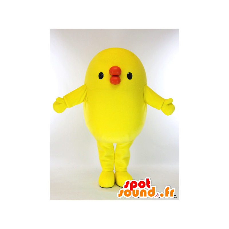 Mascot Chick Sanmonante-do, gul and, gul kylling - MASFR26021 - Yuru-Chara japanske Mascots