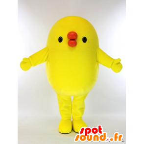 Mascotte de Chick Sanmonante-do, canard jaune, de poussin jaune - MASFR26021 - Mascottes Yuru-Chara Japonaises