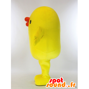 Mascot Sanmonante Chick-do, yellow duck, yellow chick - MASFR26021 - Yuru-Chara Japanese mascots