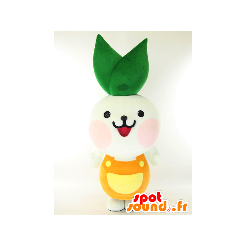 Maskot Enefi, grøn plante, blomst - Spotsound maskot kostume