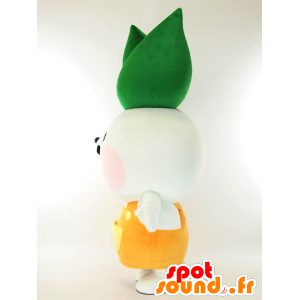 Mascot Enefi, grønn plante, blomst - MASFR26023 - Yuru-Chara japanske Mascots