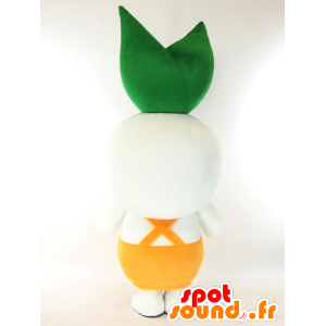 Mascot Enefi, groene plant, bloem - MASFR26023 - Yuru-Chara Japanse Mascottes