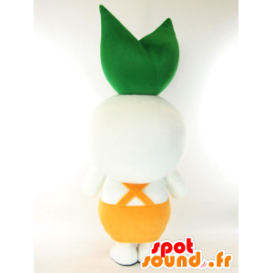Mascot Enefi, grønn plante, blomst - MASFR26023 - Yuru-Chara japanske Mascots