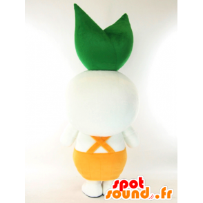 Mascot Enefi, vihreä kasvi, kukka - MASFR26023 - Mascottes Yuru-Chara Japonaises