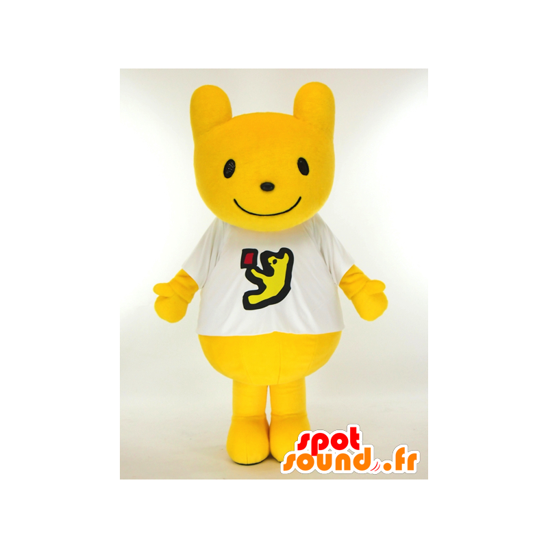 Mag-chan mascot, yellow teddy - MASFR26025 - Yuru-Chara Japanese mascots