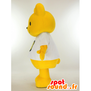 Mag-chan mascot, yellow teddy - MASFR26025 - Yuru-Chara Japanese mascots