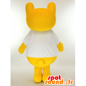 Mag-chan maskot, žlutý medvídek - MASFR26025 - Yuru-Chara japonské Maskoti