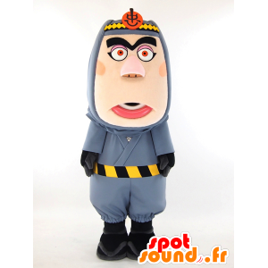 Mascotte de Hattori Kinzo, personnage japonais - MASFR26029 - Mascottes Yuru-Chara Japonaises